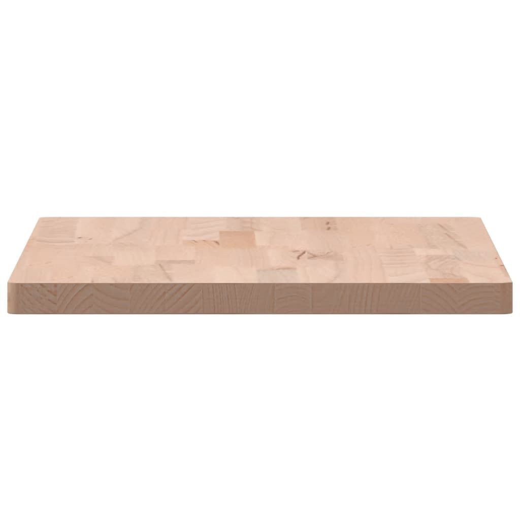 vidaXL Επιφάνεια Τραπεζιού Ορθογώνια 60x40x2,5 εκ. Μασίφ Ξύλο Οξιάς