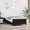 vidaXL &Kappa;&rho;&epsilon;&beta;ά&tau;&iota; Boxspring &mu;&epsilon; &Sigma;&tau;&rho;ώ&mu;&alpha; &Mu;&alpha;ύ&rho;&omicron; 100 x 200 &epsilon;&kappa;. &Upsilon;&phi;&alpha;&sigma;&mu;ά&tau;&iota;&nu;&omicron;