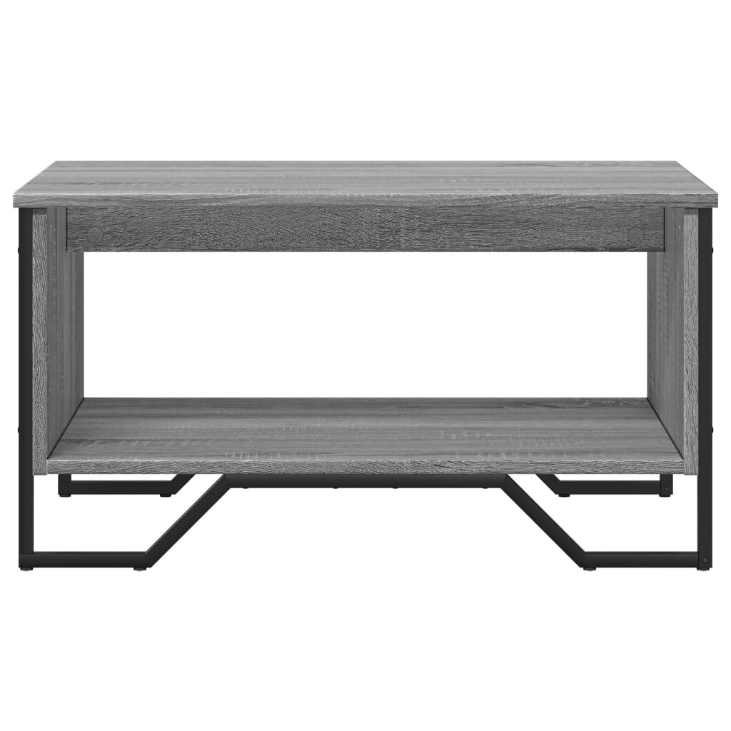 vidaXL Τραπεζάκι Σαλονιού Γκρι Sonoma 75x51x40 εκ. Επεξεργασμένο Ξύλο