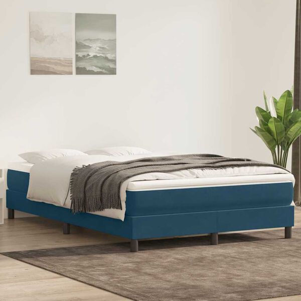vidaXL Box Spring &Kappa;&rho;&epsilon;&beta;ά&tau;&iota; &chi;&omega;&rho;ί&sigmaf; &sigma;&tau;&rho;ώ&mu;&alpha; &Sigma;&kappa;&omicron;ύ&rho;&omicron; &mu;&pi;&lambda;&epsilon; &Beta;&epsilon;&lambda;&omicron;ύ&delta;&iota;&nu;&omicron;