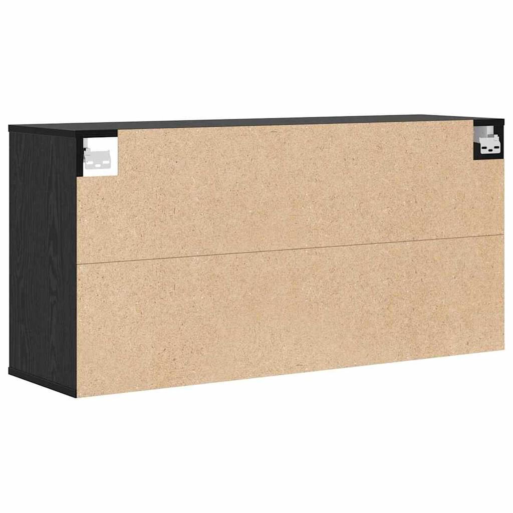 vidaXL Παπουτσοθήκη Μαύρη δρυς 103 x 30 x 51 εκ. Επεξεργασμένο ξύλο