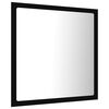 vidaXL Καθρέφτης Μπάνιου με LED Μαύρος 40 x 8,5 x 37 εκ. Ακρυλικός