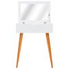 vidaXL Μπουντουάρ με Καθρέφτη 60 x 40 x 75 εκ. από MDF