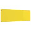 vidaXL Πίσω Πάνελ Κουζίνας 2 pcs Κίτρινο 120 x 40 cm σκληρυμένο γυαλί