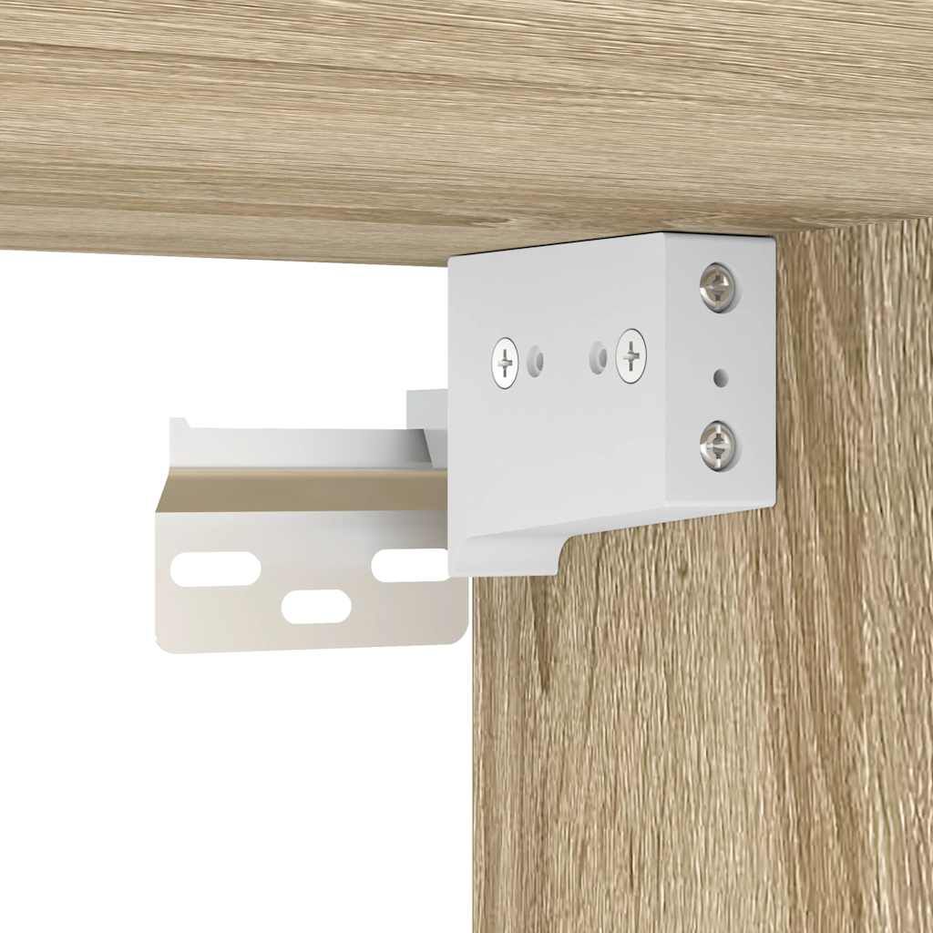 vidaXL Ντουλάπι Μπάνιου με Καθρέφτη Sonoma δρυς 50x21x60 εκ.