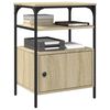 vidaXL Βάση Εκτυπωτή 3 Επιπέδων Sonoma Δρυς 50x40x76 εκ Επεξ. Ξύλο