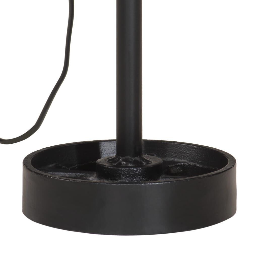 vidaXL Φωτιστικό Γραφείου 25 W Αντικέ Κόκκινο 15x15x55 εκ. Ε27
