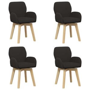 vidaXL &Gamma;&upsilon;&rho;&iota;&sigma;&tau;έ&sigmaf; &kappa;&alpha;&rho;έ&kappa;&lambda;&epsilon;&sigmaf; &phi;&alpha;&gamma;&eta;&tau;&omicron;ύ 4 pcs &Mu;&pi;&omicron;&upsilon;&kappa;&lambda;έ &Mu;&alpha;ύ&rho;&omicron; 54 x 58 x 87 &epsilon;&kappa;.