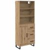 vidaXL Highboard 2 pcs Artisan Oak 69,5 x 34 x 180 &epsilon;&kappa;.