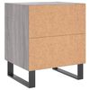 vidaXL Κομοδίνο Γκρι Sonoma 40 x 35 x 47,5 εκ. από Επεξεργασμένο Ξύλο