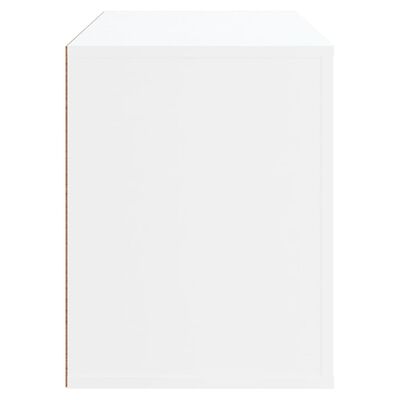 vidaXL Παπουτσοθήκη Λευκή 80 x 35 x 45 εκ. από Επεξεργασμένο Ξύλο