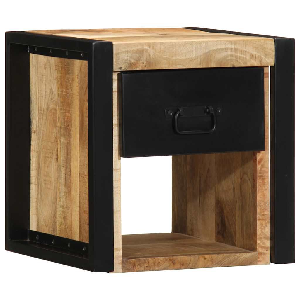 vidaXL Κομοδίνα 2 τεμάχια 40x35x40 cm Στερεό ακατέργαστο ξύλο Mango