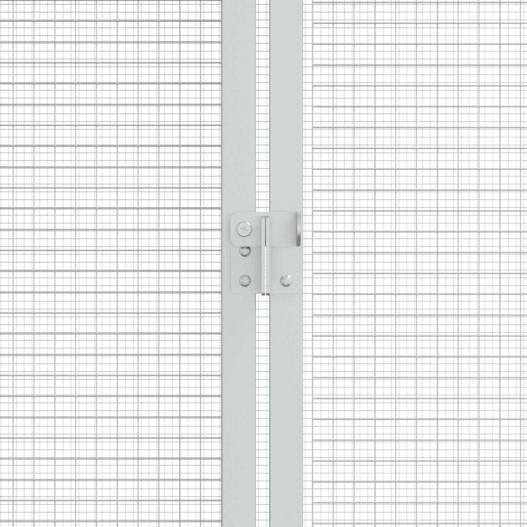 vidaXL Κλουβί Πουλιών Ανθρακί 215 x 208 x 247 εκ Γαλβανισμένος χάλυβας