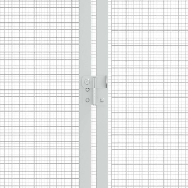 vidaXL Κλουβί Πουλιών Ανθρακί 215 x 208 x 247 εκ Γαλβανισμένος χάλυβας