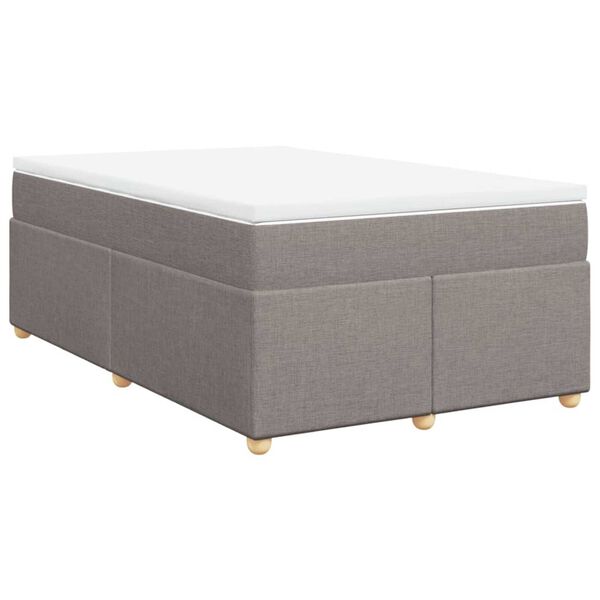 vidaXL &Kappa;&rho;&epsilon;&beta;ά&tau;&iota; Boxspring &mu;&epsilon; &Sigma;&tau;&rho;ώ&mu;&alpha; Taupe 120x200 &epsilon;&kappa;. &Upsilon;&phi;&alpha;&sigma;&mu;ά&tau;&iota;&nu;&omicron;