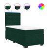 vidaXL &Kappa;&rho;&epsilon;&beta;ά&tau;&iota; Boxspring &mu;&epsilon; &Sigma;&tau;&rho;ώ&mu;&alpha; &Sigma;&kappa;&omicron;ύ&rho;&omicron; &Pi;&rho;ά&sigma;&iota;&nu;&omicron; 90x190 &epsilon;&kappa;. &Beta;&epsilon;&lambda;&omicron;ύ&delta;&iota;&nu;&omicron;