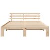 vidaXL Σκελετός Κρεβατιού Καφέ 150 x 200 cm Μασίφ ξύλο πεύκου