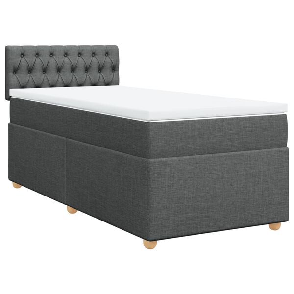 vidaXL &Kappa;&rho;&epsilon;&beta;ά&tau;&iota; Boxspring &mu;&epsilon; &Sigma;&tau;&rho;ώ&mu;&alpha; &Sigma;&kappa;&omicron;ύ&rho;&omicron; &Gamma;&kappa;&rho;&iota; 100x200 &epsilon;&kappa;. &Upsilon;&phi;&alpha;&sigma;&mu;ά&tau;&iota;&nu;&omicron;