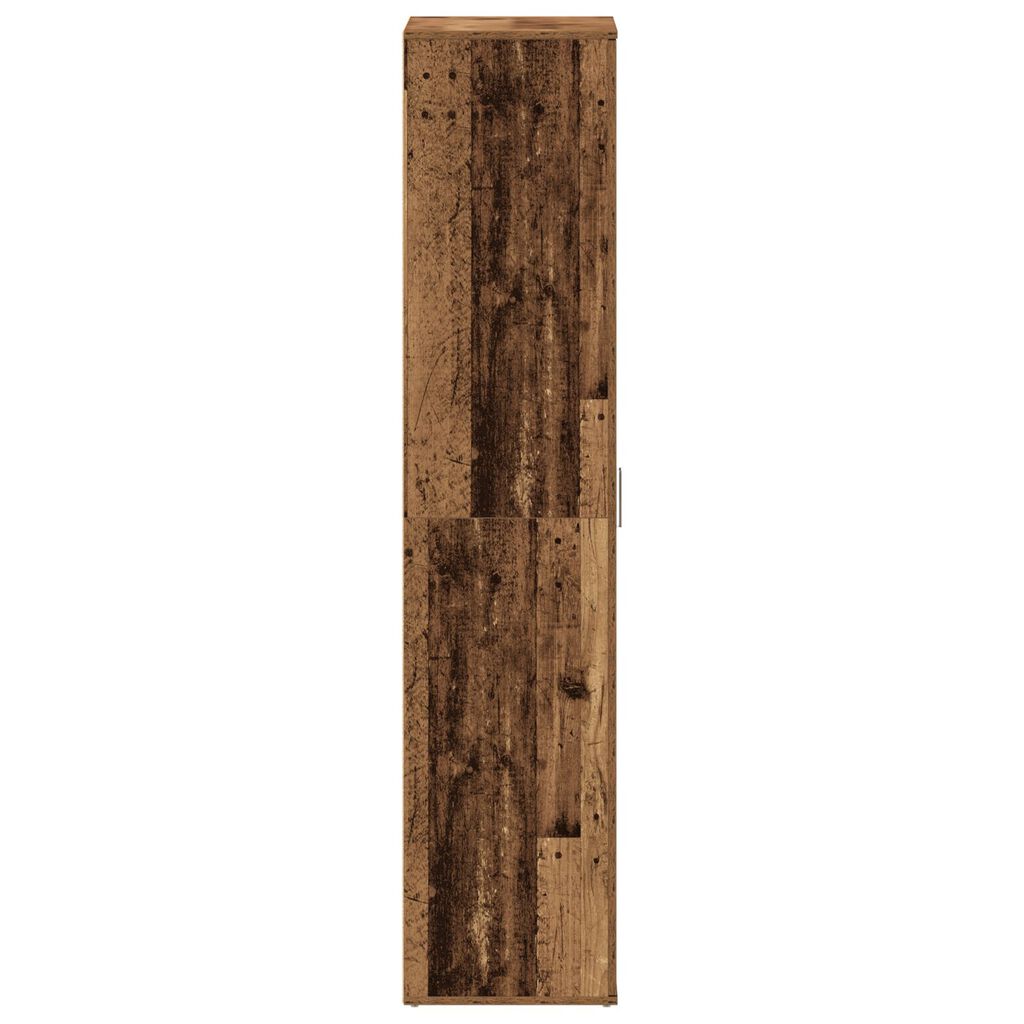 vidaXL Ντουλάπα Παπουτσιών Παλιού Ξύλου 80x39x180 εκ. Επεξεργασμένο Ξύλο