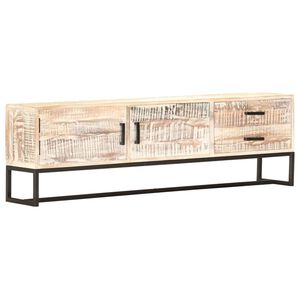 vidaXL Έ&pi;&iota;&pi;&lambda;&omicron; &Tau;&eta;&lambda;&epsilon;ό&rho;&alpha;&sigma;&eta;&sigmaf; &Lambda;&epsilon;&upsilon;&kappa;ό 140 x 30 x 45 &epsilon;&kappa;. &Mu;&alpha;&sigma;ί&phi; &Xi;ύ&lambda;&omicron; &Alpha;&kappa;&alpha;&kappa;ί&alpha;&sigmaf;