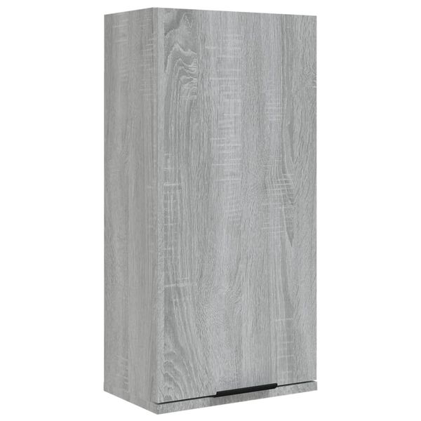 vidaXL Ντουλάπι Μπάνιου Επιτοίχιο Γκρι sonoma 32 x 20 x 67 εκ.