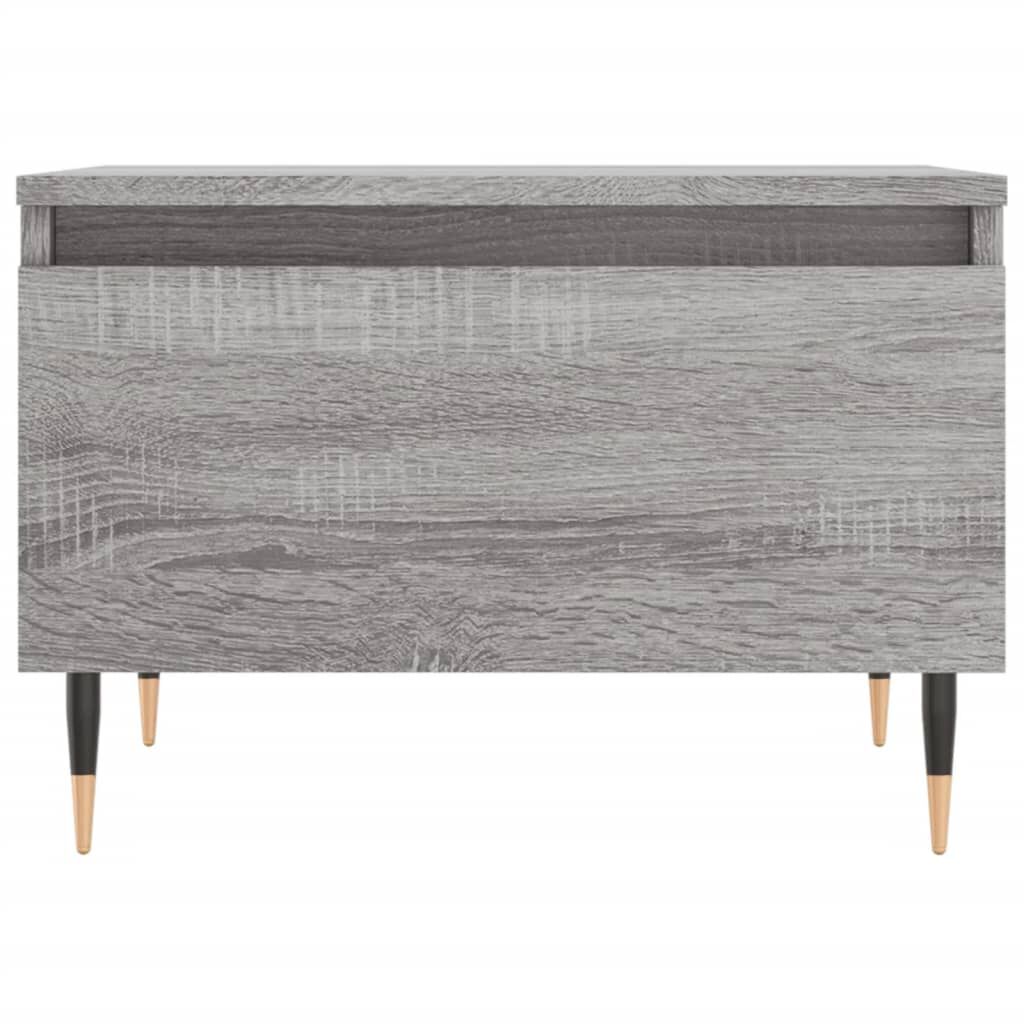 vidaXL Τραπεζάκια Σαλονιού 2 τεμ. Γκρι Sonoma 50x46x35 εκ. Επεξ. Ξύλο