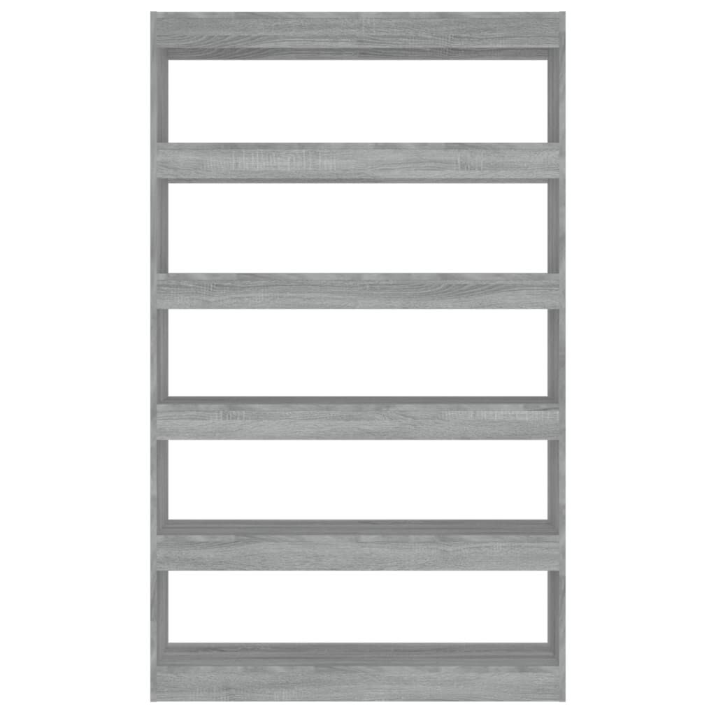 vidaXL Βιβλιοθήκη/Διαχωριστικό Χώρου Γκρι Sonoma 100x30x166 εκ.