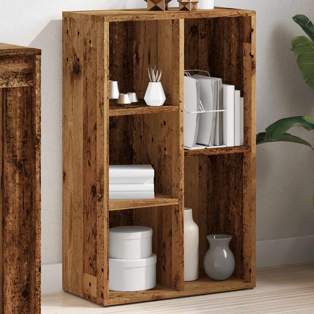 ντουλάπι βιβλίων vidaXL Παλιό ξύλο 66x30x130 cm Κατασκευασμένο ξύλο