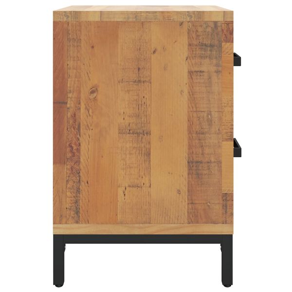 vidaXL Κομοδίνο Καφέ 36 x 30 x 45 εκ. από Μασίφ Ξύλο Πεύκου