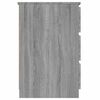 vidaXL Γραφείο Γκρι Sonoma 140 x 50 x 77 εκ. από Επεξεργασμένο Ξύλο