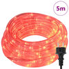 vidaXL Φωτιστικό Συρματόσχοινο με 120 LED Κόκκινο 5 m PVC