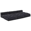 vidaXL Αρθρωτός Καναπές 4 pcs Ανθρακί 70 x 70 x 56 εκ ύφασμα