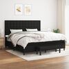 vidaXL &Kappa;&rho;&epsilon;&beta;ά&tau;&iota; Boxspring &mu;&epsilon; &Sigma;&tau;&rho;ώ&mu;&alpha; &Mu;&alpha;ύ&rho;&omicron; 200x200 &epsilon;&kappa;. &Upsilon;&phi;&alpha;&sigma;&mu;ά&tau;&iota;&nu;&omicron;