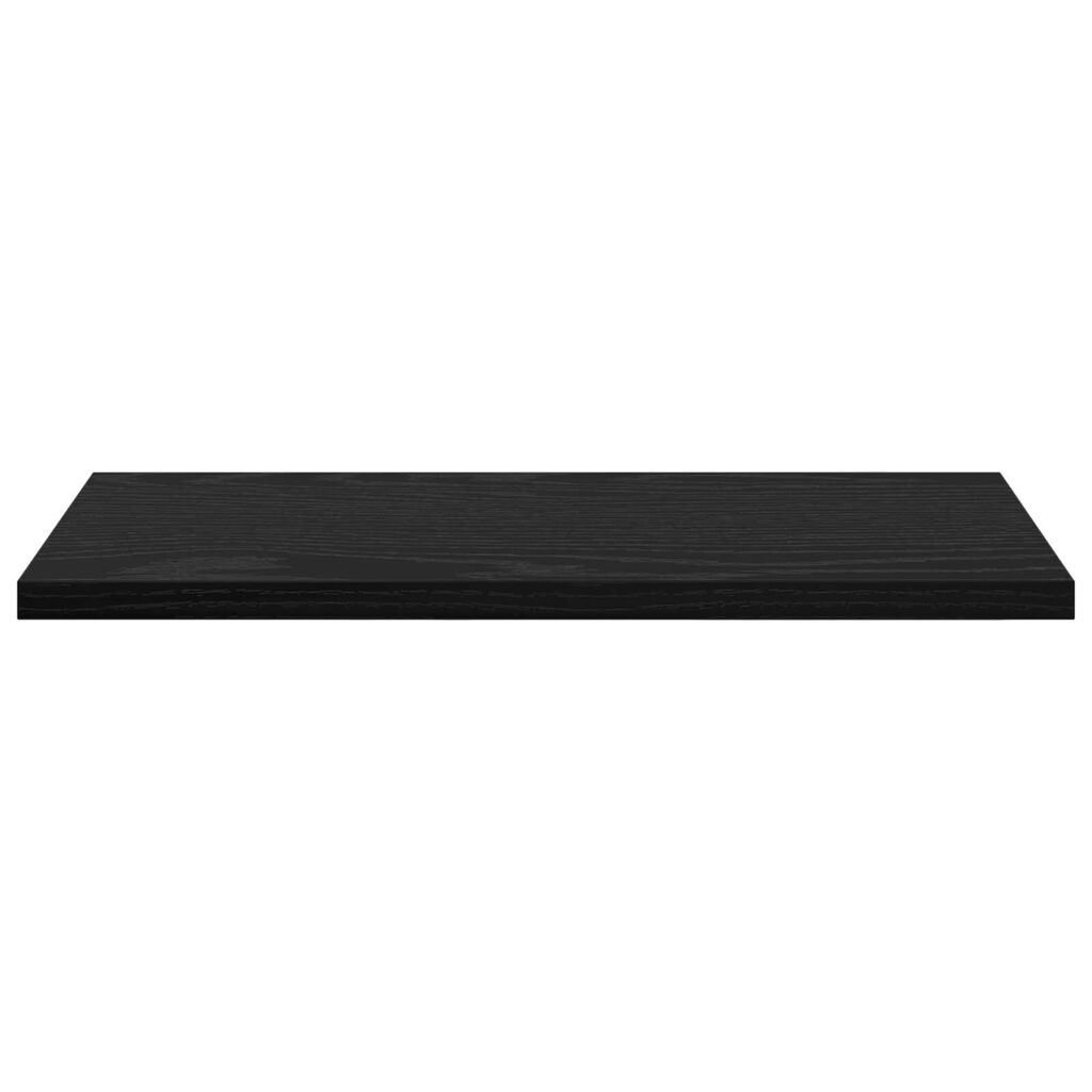 vidaXL Επιτοίχια Ράφια Μαύρη βελανιδιά MDF 40 x 20 x 1.5 εκ