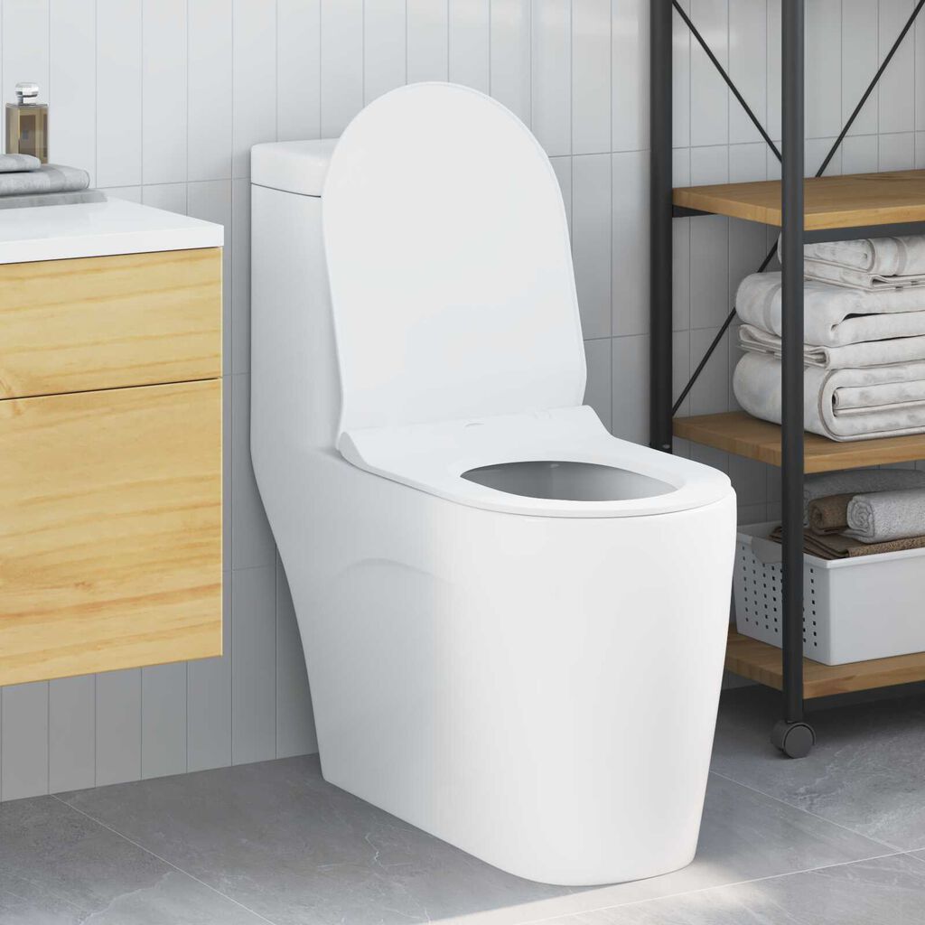 vidaXL Λεκάνη Λευκό 48.5 x 36 x 5 εκ. Πολυπροπυλένιο