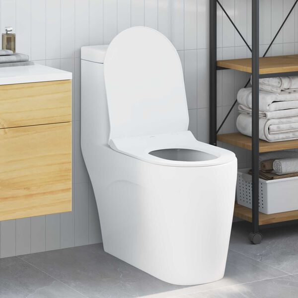 vidaXL Λεκάνη Λευκό 48.5 x 36 x 5 εκ. Πολυπροπυλένιο