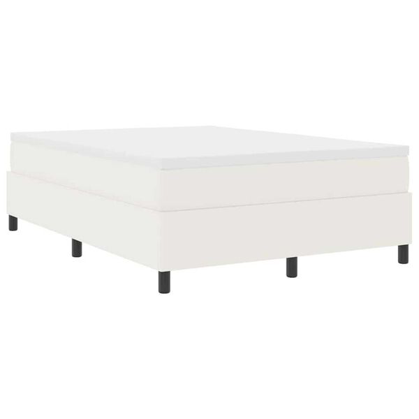 vidaXL Κρεβάτι με ελατήρια Κρεμ 160 x 200 cm Βελούδο