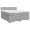 vidaXL &Kappa;&rho;&epsilon;&beta;ά&tau;&iota; box spring &mu;&epsilon; &sigma;&tau;&rho;ώ&mu;&alpha; &Alpha;&nu;&omicron;&iota;&chi;&tau;ό &gamma;&kappa;&rho;&iota; 140 x 200 cm Ύ&phi;&alpha;&sigma;&mu;&alpha;