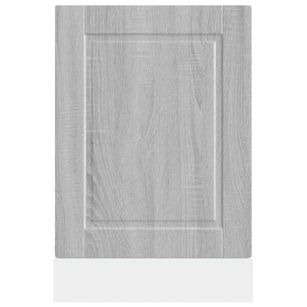 vidaXL Πίνακας πλυντηρίου πιάτων Porto Γκρι sonoma 45x1,5x67 cm