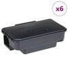 vidaXL &Pi;&alpha;&gamma;ί&delta;&epsilon;&sigmaf; &pi;&omicron;&nu;&tau;&iota;&kappa;&iota;ώ&nu; 6 &tau;&epsilon;&mu;ά&chi;&iota;&alpha; &Mu;&alpha;ύ&rho;&omicron; 22x12,5x7,5 &epsilon;&kappa;.