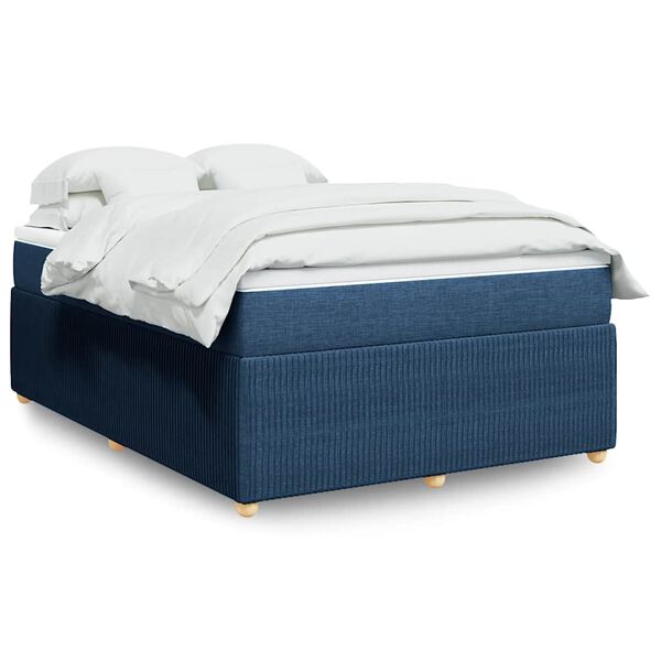 vidaXL &Kappa;&rho;&epsilon;&beta;ά&tau;&iota; Boxspring &mu;&epsilon; &Sigma;&tau;&rho;ώ&mu;&alpha; &Mu;&pi;&lambda;&epsilon; 140x200 &epsilon;&kappa;. &Upsilon;&phi;&alpha;&sigma;&mu;ά&tau;&iota;&nu;&omicron;