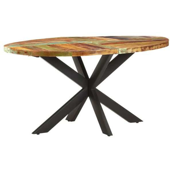 vidaXL Τραπεζαρία 160 x 90 x 75 εκ. από Μασίφ Ανακυκλωμένο Ξύλο
