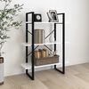 vidaXL Βιβλιοθήκη Λευκή 80 x 30 x 105 εκ. από Επεξ. Ξύλο