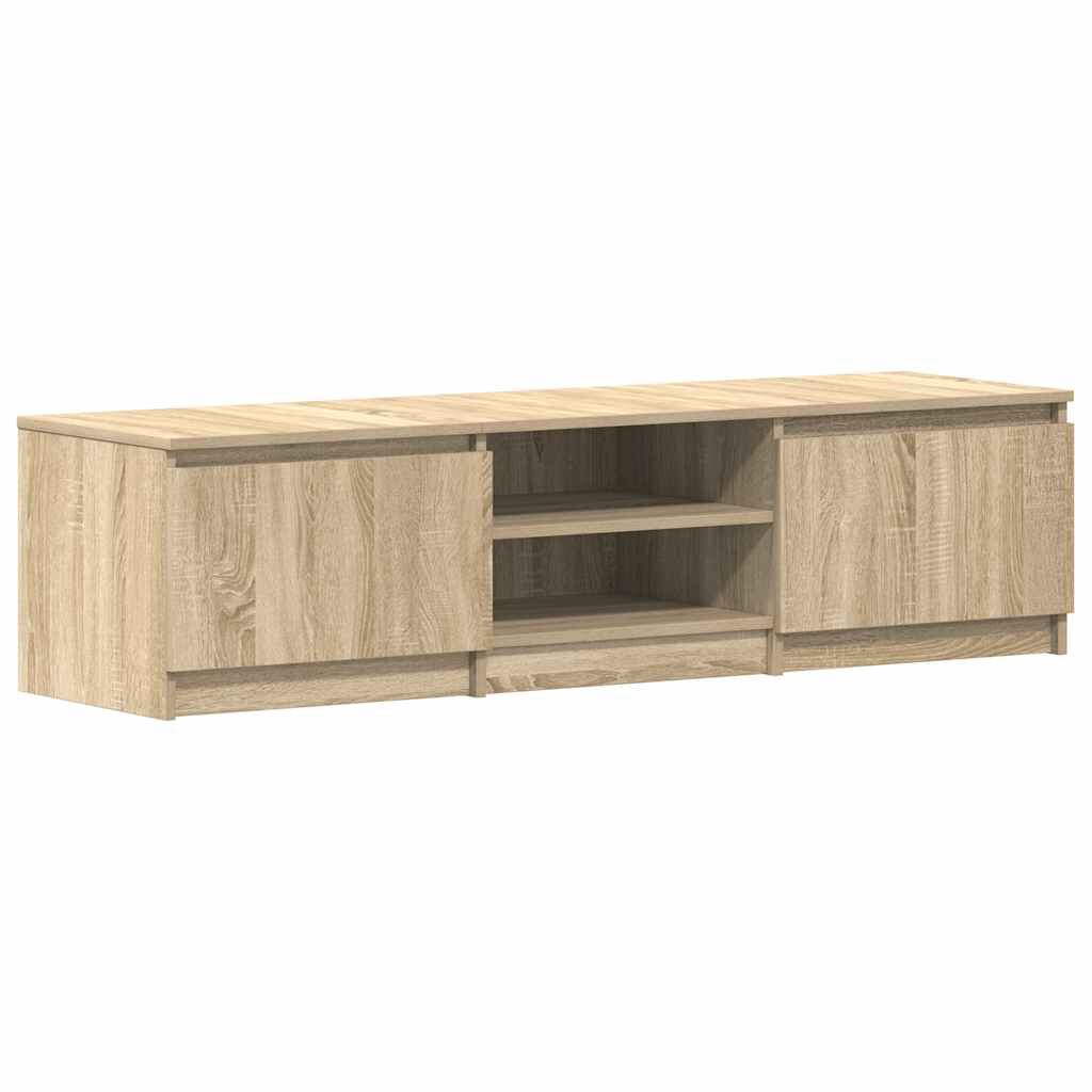 vidaXL Έπιπλο Τηλεόρασης Sonoma Δρυς 140x40x35,5 εκ. από Επεξ. Ξύλο