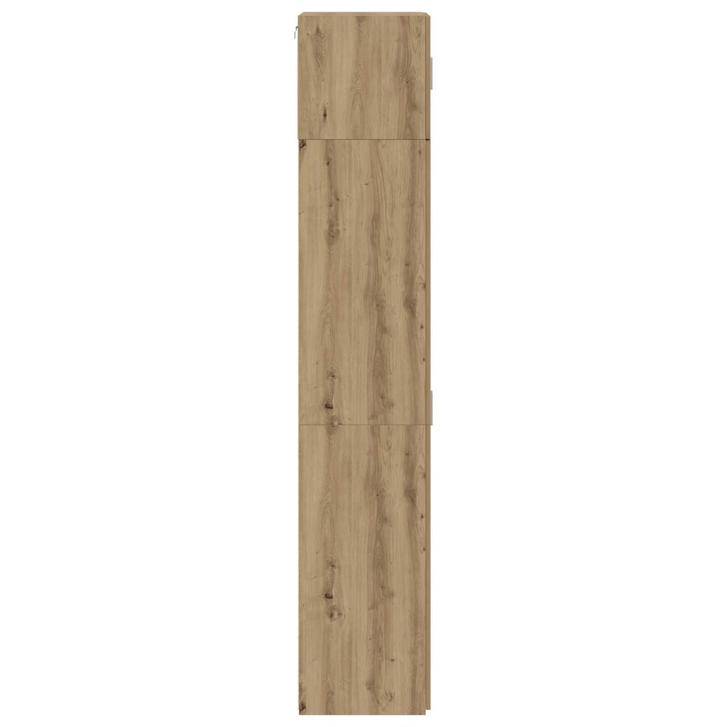vidaXL Ντουλάπα Αποθήκευσης Ξύλο Δρυός 70x42.5x225 εκ. Επεξεργασμένο Ξύλο