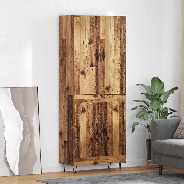 vidaXL Highboard 2 pcs &Pi;&alpha;&lambda;&iota;ό &xi;ύ&lambda;&omicron; &Epsilon;&pi;&epsilon;&xi;&epsilon;&rho;&gamma;&alpha;&sigma;&mu;έ&nu;&omicron; &xi;ύ&lambda;&omicron;