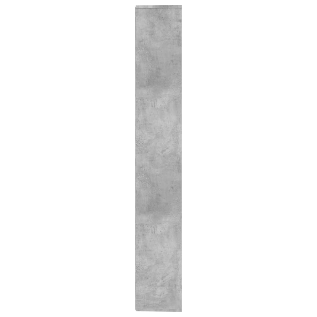 vidaXL Βιβλιοθήκη/Διαχωριστικό Γκρι Σκυροδ. 155x24x160 εκ. Επεξ. Ξύλο
