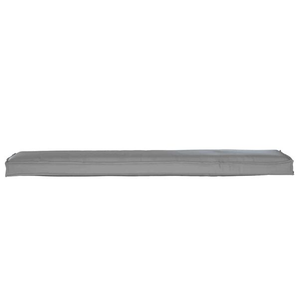 vidaXL Σετ Μαξιλαριών Πάγου 2 pcs Γκρι 180 x 40 x 8 εκ. Ύφασμα Oxford