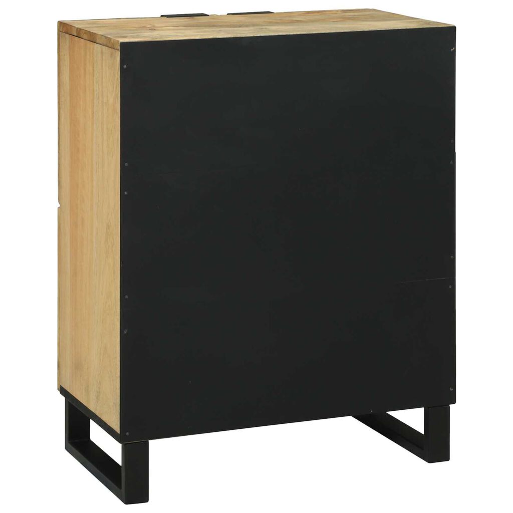 vidaXL Μπουφές 60 x 33.5 x 75 εκ - Φτιαγμένος από Μασίφ Ξύλο Μάνγκο και Μηχανισμένο Ξύλο