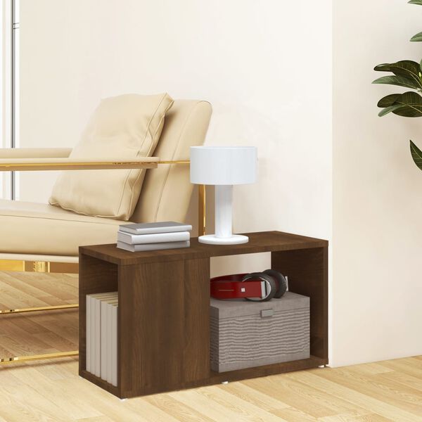vidaXL Έπιπλο Τηλεόρασης Καφέ Δρυς 60 x 24 x 32 εκ. Επεξεργασμένο Ξύλο